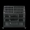 Heavy Duty Dog Cage pet Crate with Roof