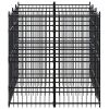 Outdoor Dog Kennel Steel 59.5 ftÂ²