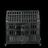 Heavy Duty Dog Cage pet Crate with Roof