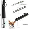 Dog Whistle; 2 Pack Professional Ultrasonic Dog Whistle to Stop Barking; Recall Training; Adjustable Ultrasonic Silent Dog Whistle; with Black Lanyard