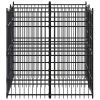 Outdoor Dog Kennel Steel 39.7 ftÂ²