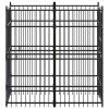 Outdoor Dog Kennel Steel 19.8 ftÂ²