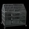 Heavy Duty Dog Cage pet Crate with Roof