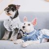 Touchdog 'I love Poochi' Classical Fashion Plaid Dog Dress