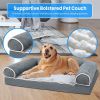 Dog Bed Pet Bed Sofa Dog Couch Pet Cushion Carpet Mattress with Washable and Removable Cover for Medium Large Dogs